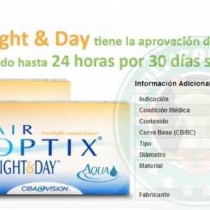 Lentes de Contacto Air Optix Night & Day Agua de Ciba Vision