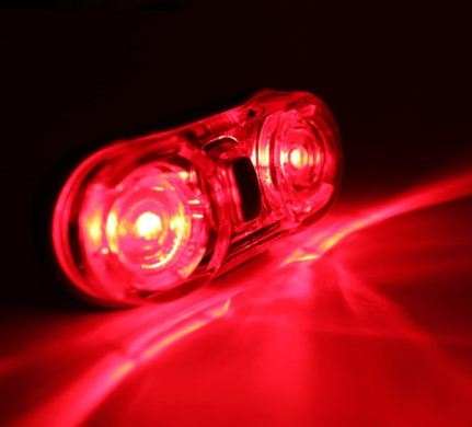 Ultra Brillante 3modos Luz Roja Para Bicicleta Resiste Agua